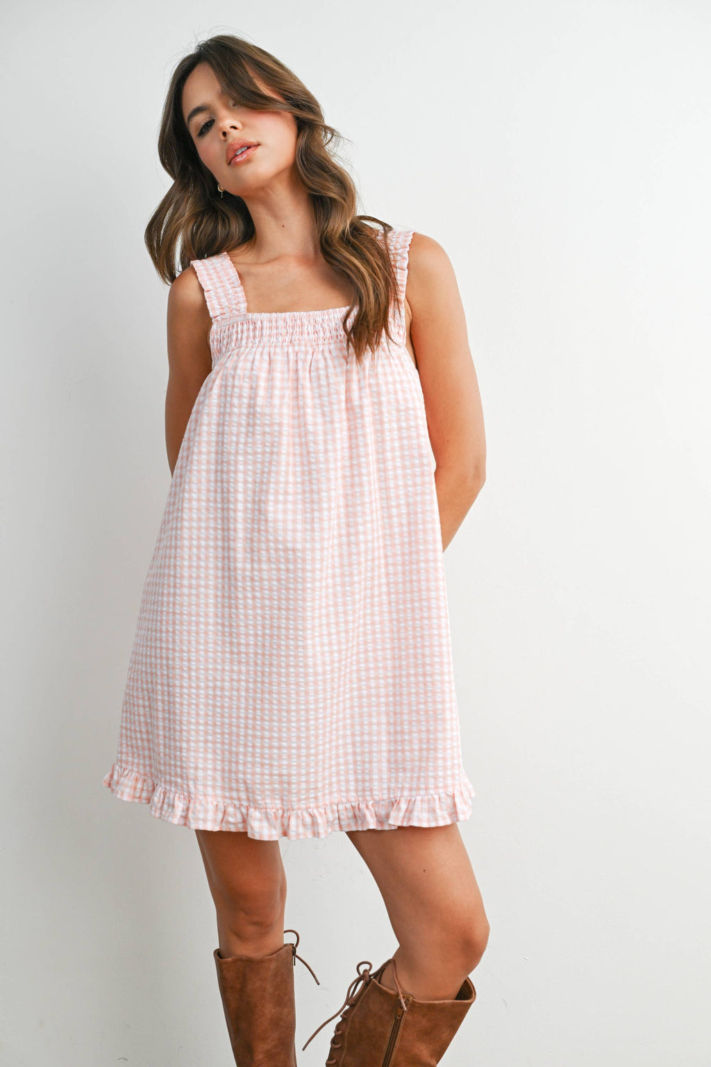Savannah Ruffle Hem Dress