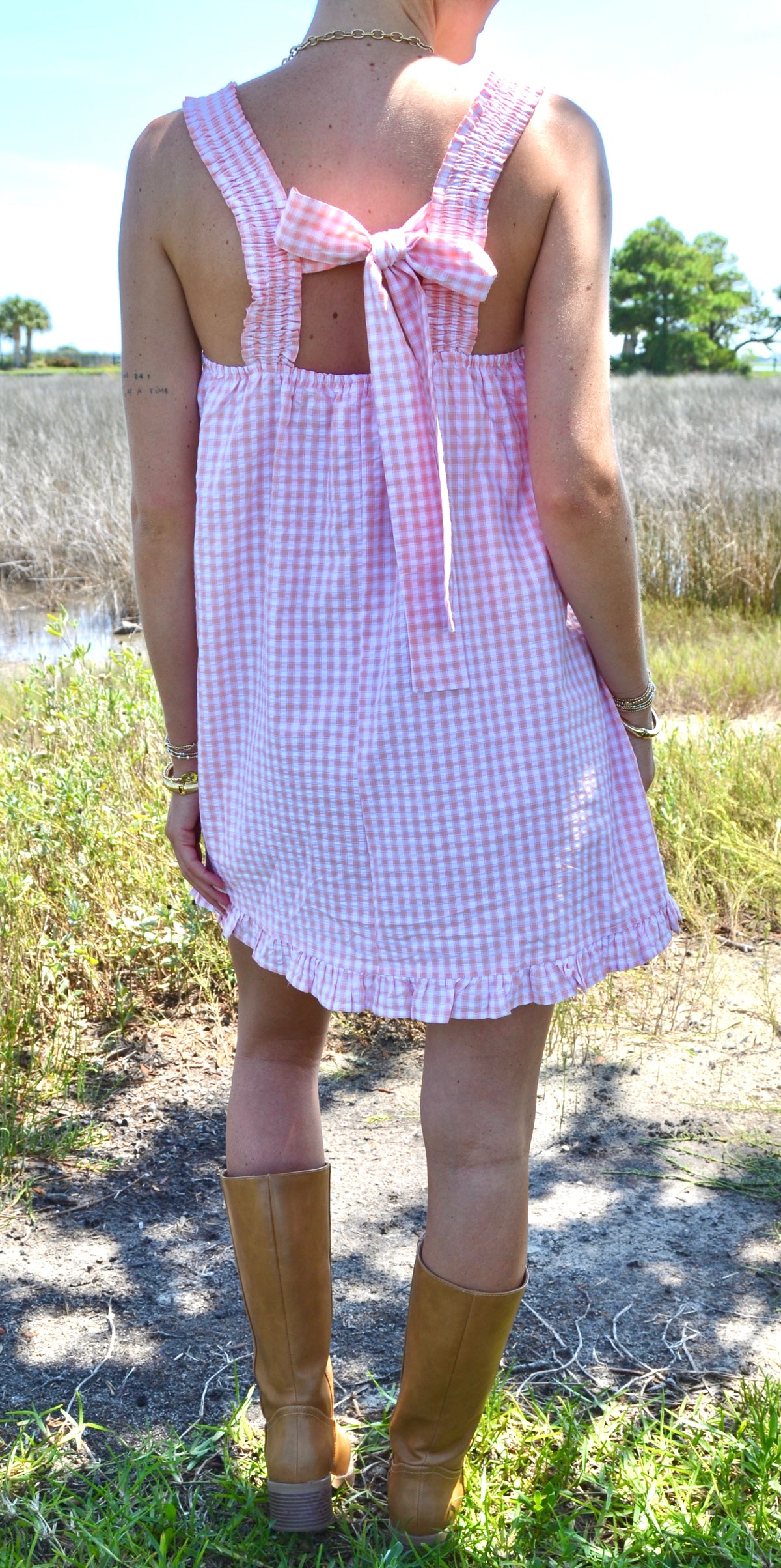 Savannah Ruffle Hem Dress