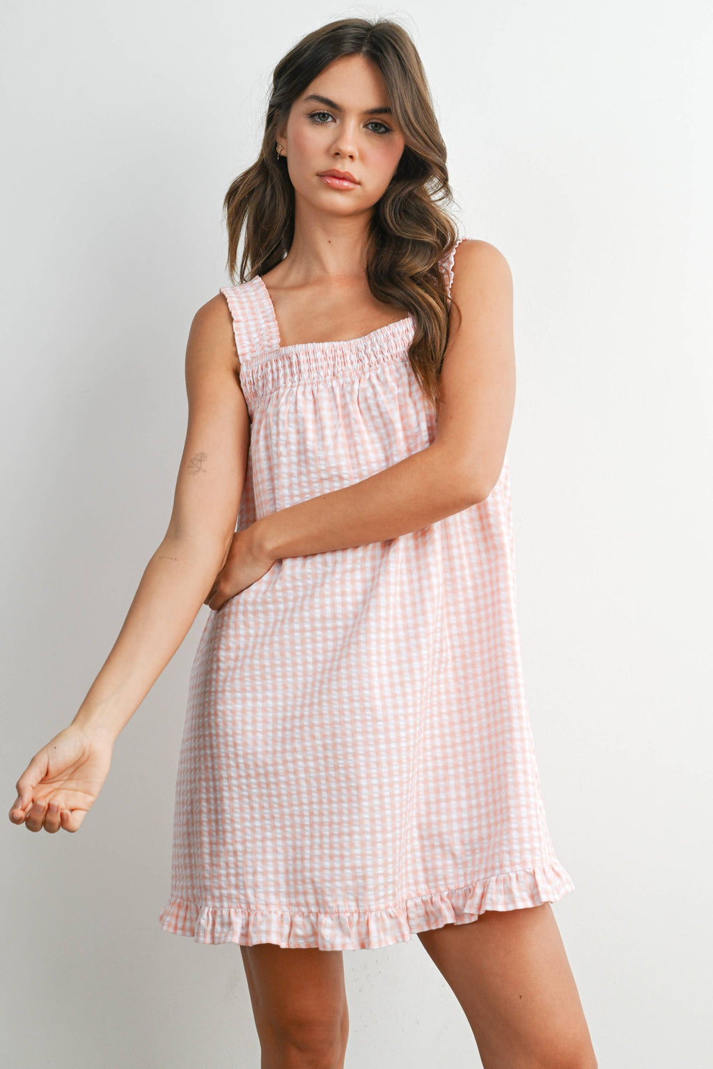 Savannah Ruffle Hem Dress